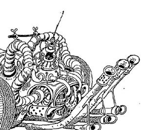 Reodor V-20 har videre et lavere tyngdepunkt og slangene er liggende og ikke høyreiste som på Il Tempo Gigante.