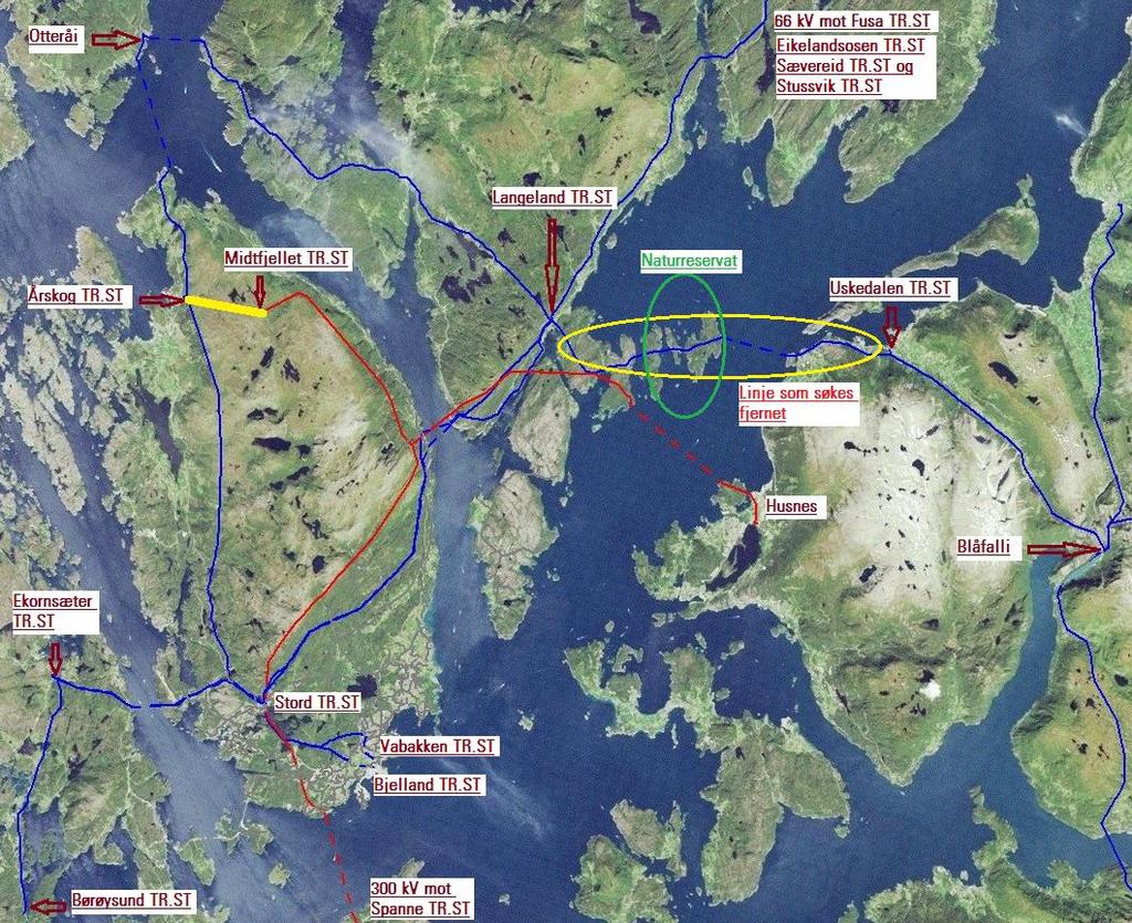 Bakgrunn og begrunnelse for søknaden Historie Da ytre Sunnhordland ble elektrifisert etter 2.