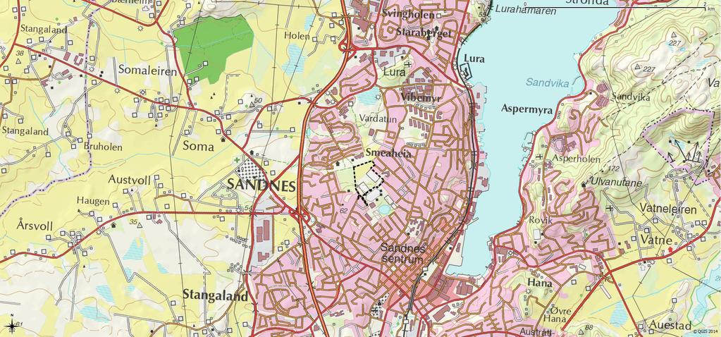 Ecofact AS Side 3 3 INNLEDNING Sandnes Ulf ønsker å bygge ny stadion i Smeaheia. Denne rapporten sammenstiller eksisterende dokumentasjon for biologisk mangfold innen planområdet.