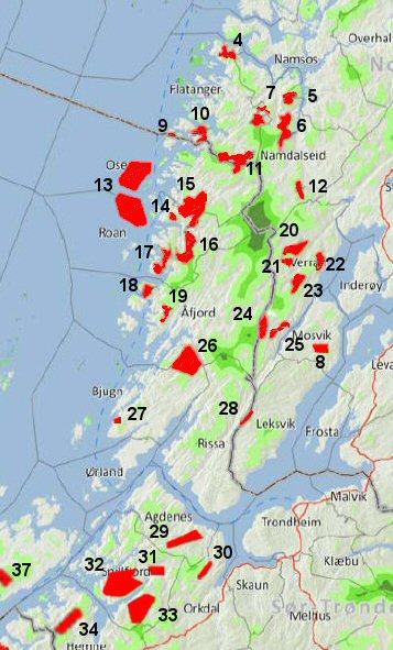 Planane om vindkraft i Midt Noreg har for alvor aktualisert spørsmålet om vern av kystnatur frå fjord til fjell Vindkraftanlegg blir nesten utelukkande lagt til inngrepsfri natur.