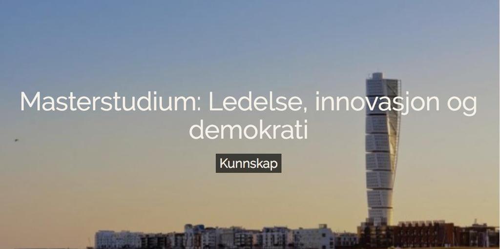 Klima som innovasjonsutfordring 2.0?