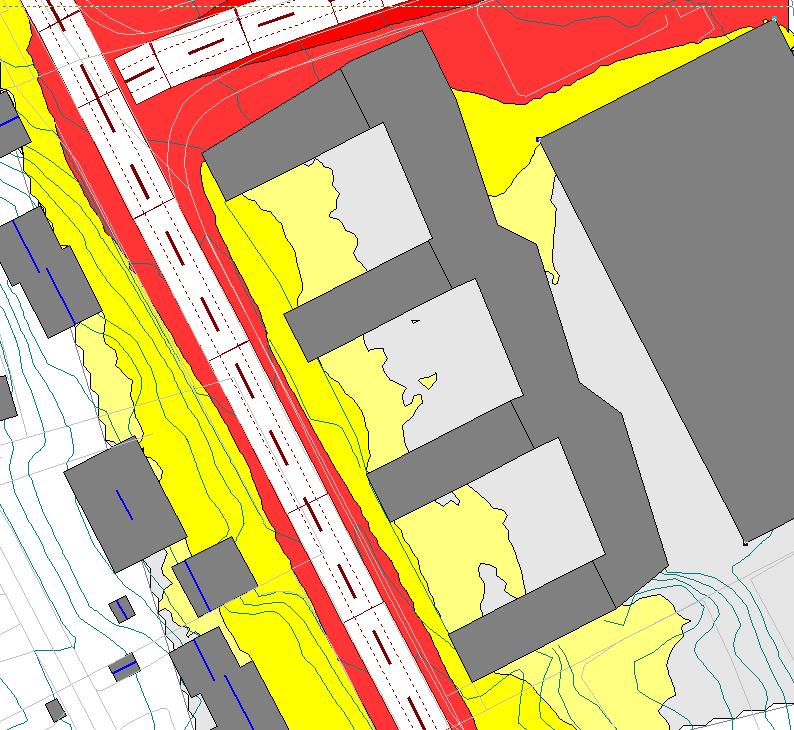 4 Resultat av støyberegninger Beskrivelse av beregningsmetode, og beregningsforutsetninger er vist i vedlegg. 4.1 Støysonekart Støysonekart for området er vist i Figur 2.