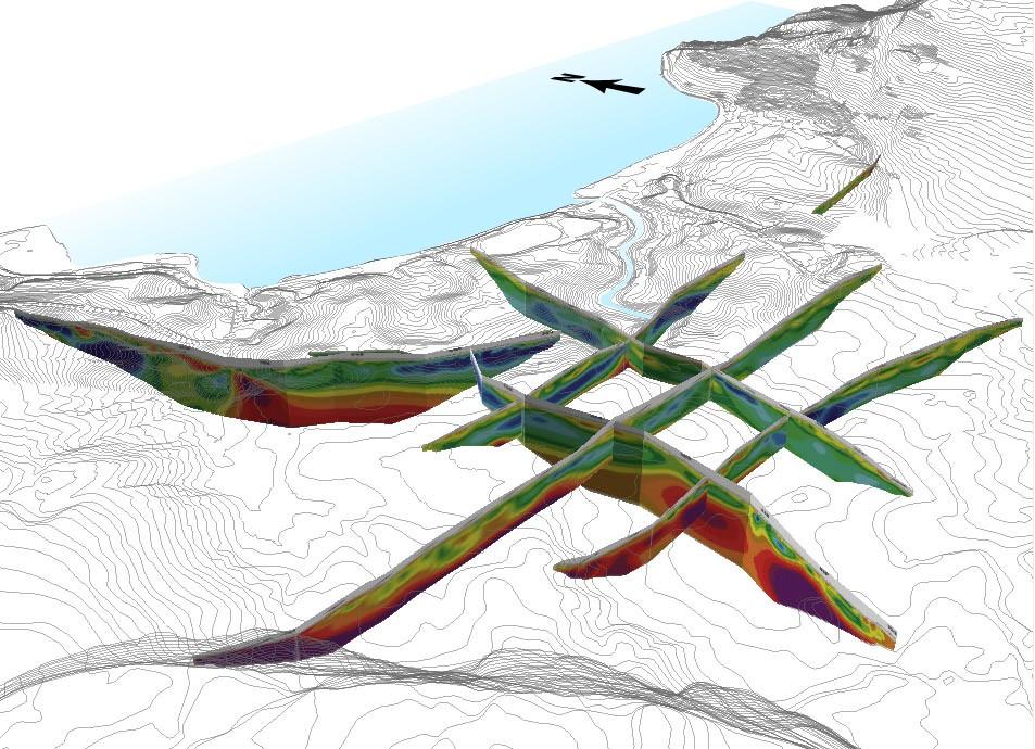 Characterization of clay in Buvika(3) Conclusion based on results from all areas: Resistivity <8-10 ohmm: unleached clay