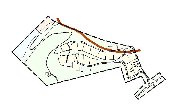 Registrert skredgrense Vi kommuniserte med NVE om hva de mente de trengte for dokumentasjon og det endte med en rapport fra Multiconsult as.