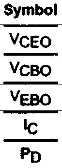 Emitter Voltage CoRector-Base Voltage