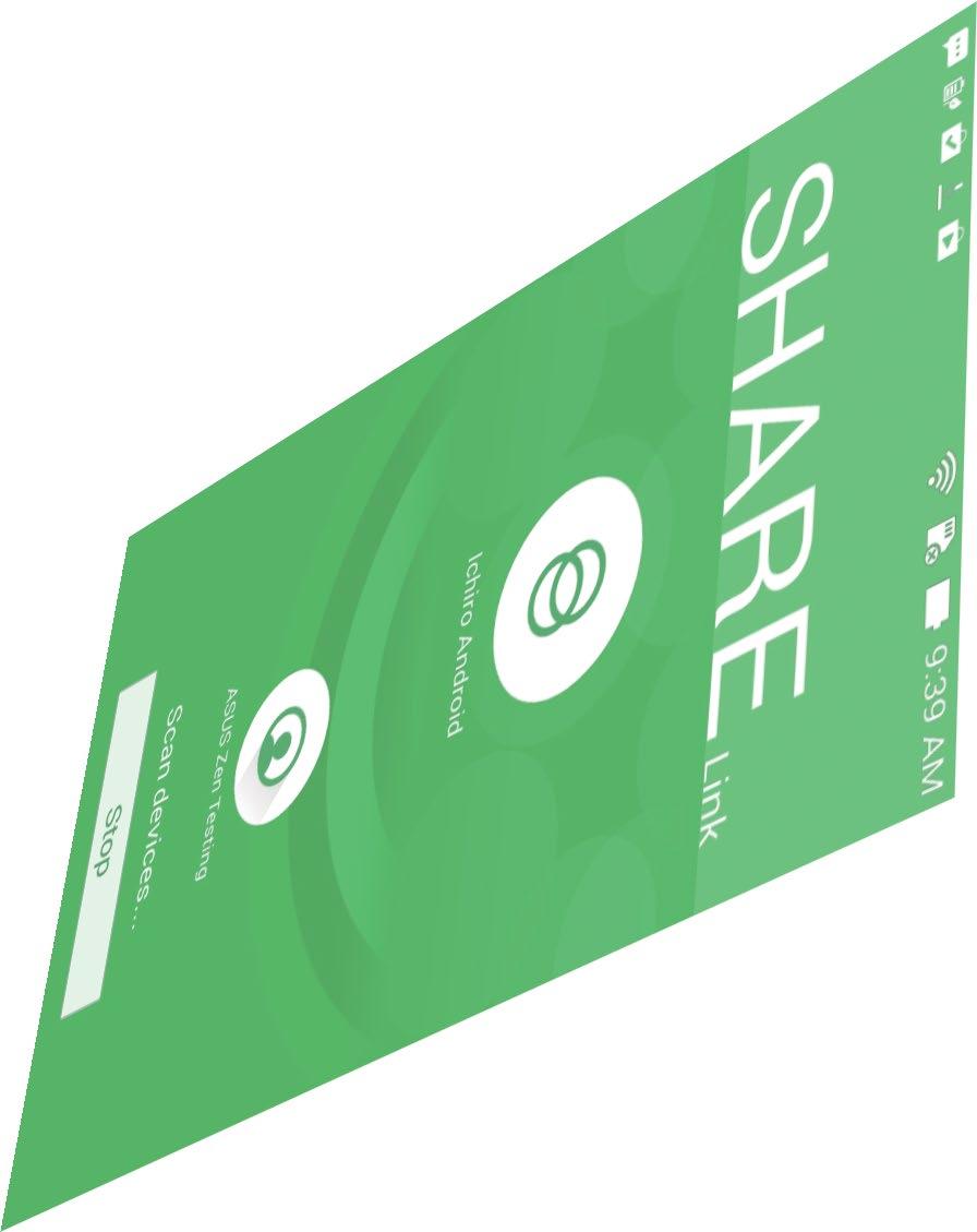 Zen overalt 7 Spesielle Zen-verktøy Share Link Del og motta filer, apper eller medieinnhold med mobile Android-enheter ved hjelp av Share Link-appen (for mobile ASUS-enheter) eller SHAREit-appen (for