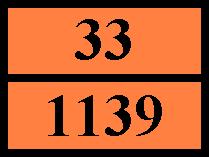 Oransjefargede skilt : Tunnelbegrensingskode (ADR) : D/E - Sjøfart Spesiell bestemmelse (IMDG) : 955 Begrensede mengder (IMDG) : 5 L Unntatte mengder (IMDG) : E1 Emballeringsinstrukser (IMDG) : P001,