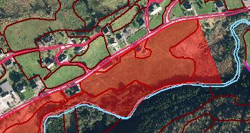 Oppgave 4 Ajourføring Nydyrking A) Grunnlag - Manuskart Søk opp eiendom 171/17. Legg inn Gnr/Bnr i spørring Søk eiendom, meny Analyse Spørringer. Sett tegnforklaringslinje Søk eiendom i «Visning på».