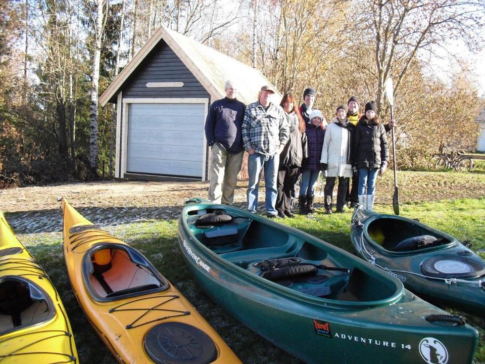 Nytt kajakkhus Åpnet 24.10.