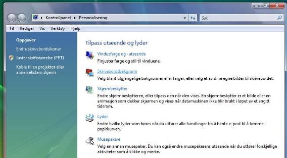 Gjelder Windows Vista 1.