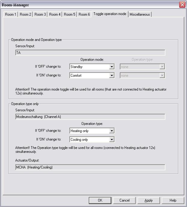 Eaton RF-System 105 Se så Oversikt over Room Manager Tidsprram i Room Manager Opp til 3 forskjellige tidsprram kan defineres i Room Manager kan brukes for å styre en aktuator eller aktuatorgrupper.