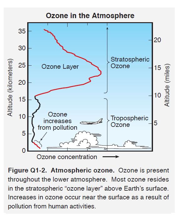 Ozone (O 3 ):
