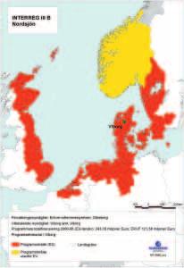 EUs strukturfond (ERDF) støtter programmet med 121,58 millioner euro (1 milliard NOK) for perioden 2000-2006, mens den totale støtten fra EU-landene utgjør 243,16 millioner euro (2 milliarder NOK).