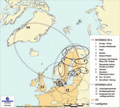 Geografisk avgrensning av de