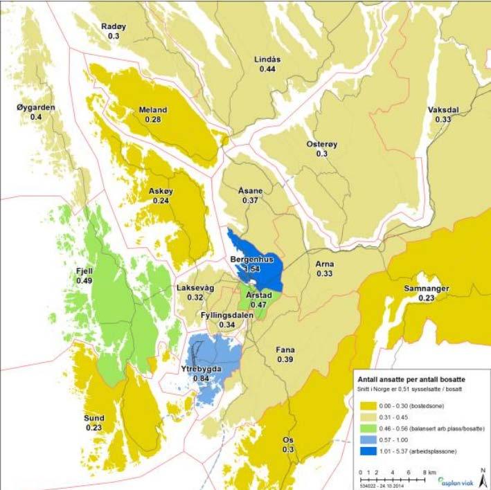 3.2.1 Regionale planer under arbeid Hordaland fylkeskommune har utarbeidet forslag til regional areal- og transportplan. Denne er på høring frem til oktober 2015 og er per februar 2016 ikke vedtatt.