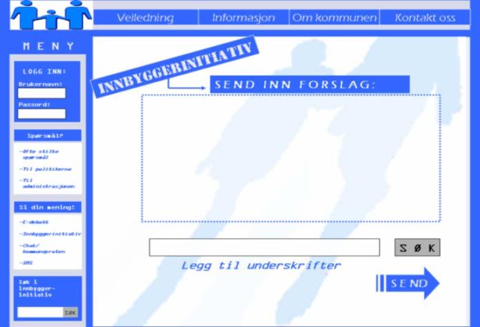 Prototypen Om prototypen av nettrutinen En automatisert nettrutine kan føre til en mer effektiv kommunikasjon mellom kommune (offentlig forvaltning) og den enkelte innbygger med utgangspunkt i