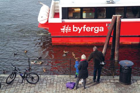 2016 2017 Meld. St. 18 73 Figur 4.2 Byferga i Fredrikstad er eit gratis kollektivtilbod. Foto: Jan Hausken Boks 4.