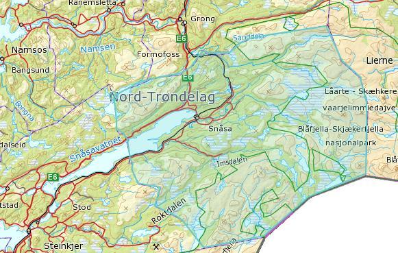 Snåsa kommune Snåsa kommune grenser til Overhalla, Grong, Lierne, Verdal, Steinkjer og Sverige. Snåsa kommune er innlemmet i forvaltningsområdet for sørsamisk språk.