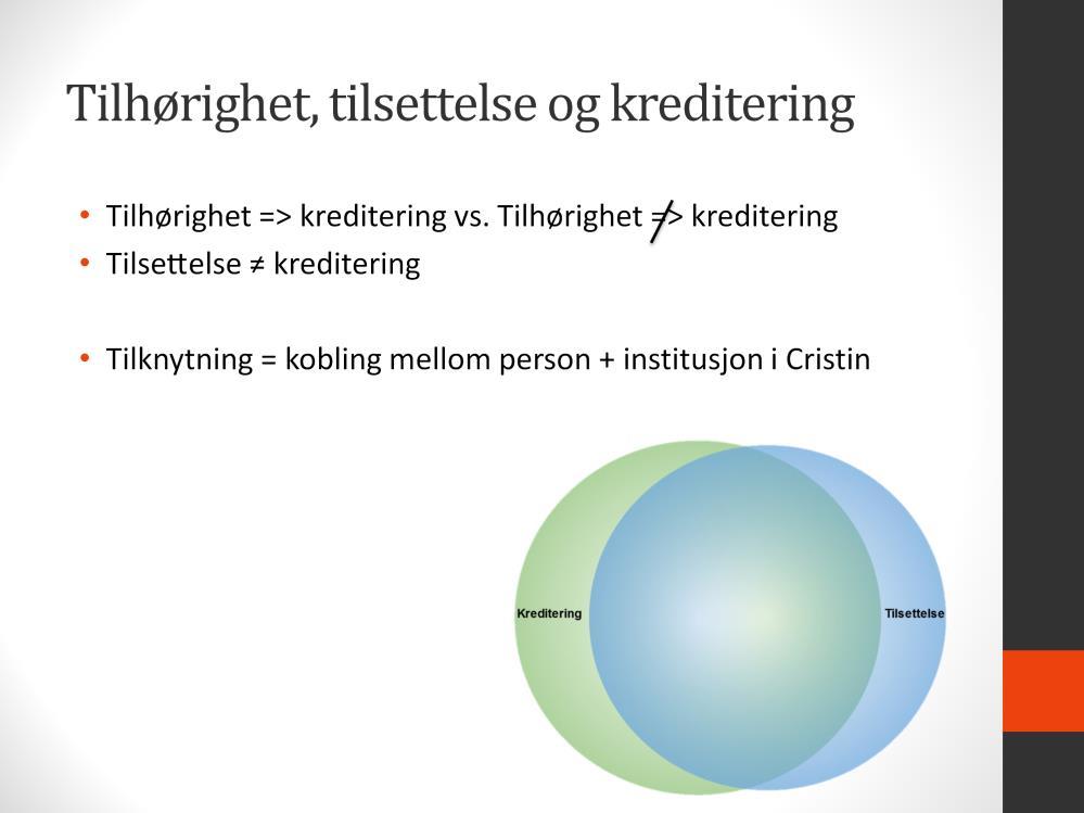 Når en person er registrert med fødselsnummer er de en identifisert person i CRIStin, også kalt «CRIStin-person».