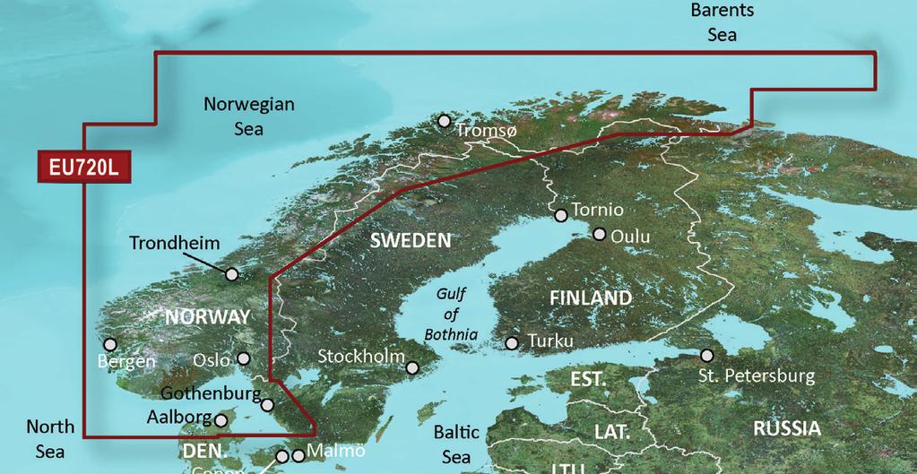 Middelhavet 001G World Wide 710L Danmark, Skagerak, Kattegat 1 1 Kun tilgjengelig