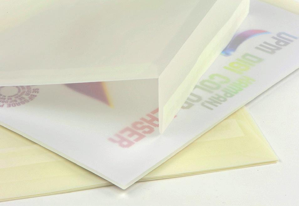 KONVOLUTTER TRANSPARANTA BLACKLINE Transparanta: Konvolutter produsert av transparent papir.