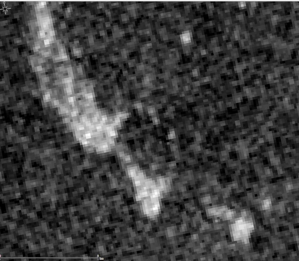 Isobjekt ca 170 m Radarsat-2 WideScansar 500 km x 500 km 100 m