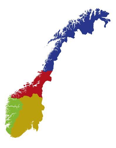 Studiedesign og deltagere Prospektiv nasjonal multisenter kohorte Inkluderer alle 4 helseregioner i Norge Nærmeste