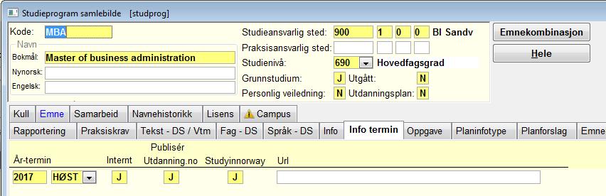 CDM uttrekk til