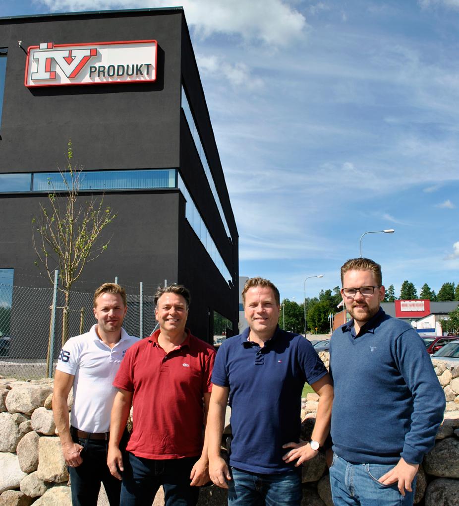 I fjor startet vi et datterselskap, og i dag arbeider fire erfarne medarbeidere der. IV Produkt er et privateid selskap i Växjö i Småland.