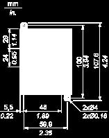 DIN Rail (1) With SR2USB01 or SR2BTC01 Screw Fixing (Retractable Lugs) (1) With SR2USB01 or