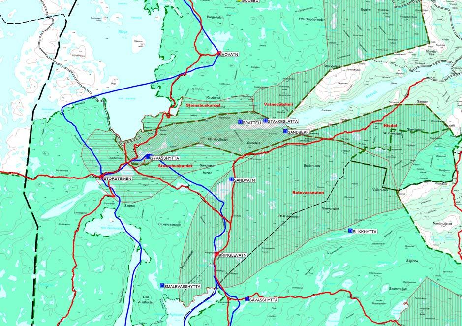 2014 Kartet er laga ved teknisk avdeling i Valle kommune.