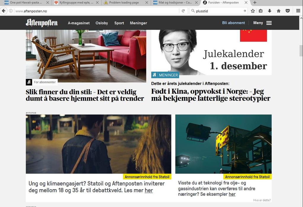 Bakgrunnsbilde og litteraturstudie 29 Vi finner også eksempler på at avisene velger å dobbelt-markere reklamejournalistikken.