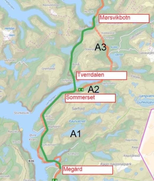 erstatning for de gamle Kontrakt-/utbyggingsstrategi Kontrakt-/utbyggingsstrategi Totalt 17 km 4