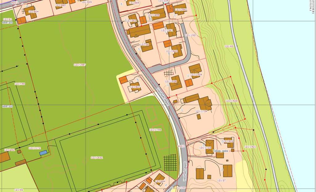 A A TEGNFORKLARING : Dreietrykksondering CPT sondering Planområde - reguleres til bolig Planområde - reguleres til idrett Prøveserie Borhull nr.