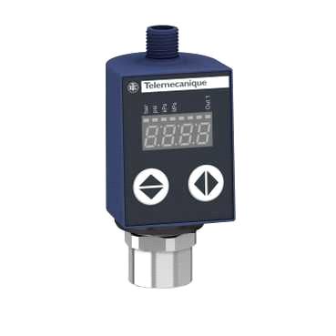 Produktdatablad Karakteristikk XMLR016G1N25 (43 063 12) Trykktransmitter display 16Bar 24V 4-20mA 1 NPN Alternativer Strømforbruk Elektrisk tilkobling Analogue output function Type utgangssignal