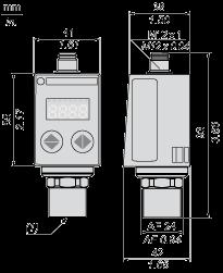 (1) Fluid entry: G 1/4 A female Connections and Schema Connector Wiring