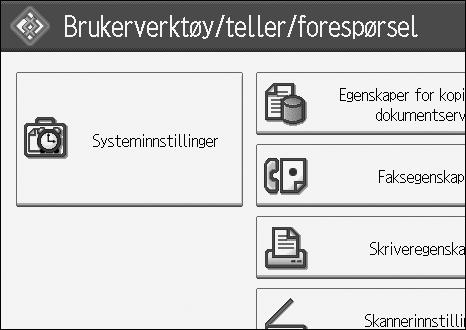 Endre papirformat B Trykk på