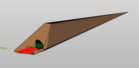 Inne i Revit Rett inn fra tekstfilen la terrenget seg som vist på