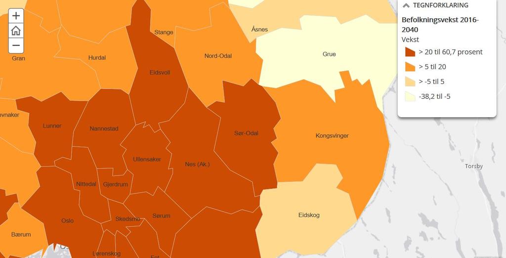 Åsnes kommune er svært fornøyd med samhandlingen med DPS Kongsvinger, og ønsker primært fortsatt en tilhørighet der.