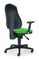 Med et noe bredere sete og høydejusterbar, ergonomisk utformet rygg har Offix bedre ergonomiske egenskaper enn stoler i denne klassen.