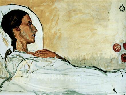 the illness. Godé-Darel is a bedridden patient.