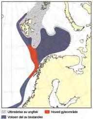 Oppvekstområde: Hovedsakelig nord og øst av Spitsbergen til Frans Josefs Land. Voksenområde: Langs eggakanten i 6 1 meters dyp, men kan til tider gå grunnere. Føde: Fisk, blekksprut og krepsdyr.