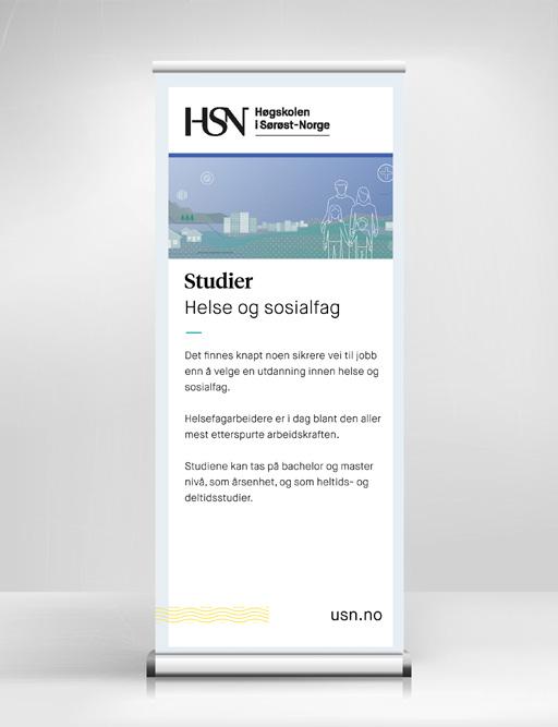 HSN Visuell identitet: Profilmanual Merkehierarki: Fagområder