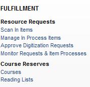 Leselister /pensumlister (Courses Reserves reading lists) Dato: 2015-03-09 Dette er en funksjon som ikke finnes i BIBSYS.