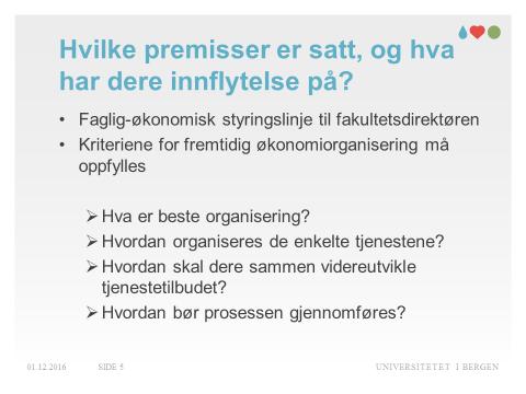 Rutiner: vi får masse rutiner sentralt har lite innflytelse på rutinene. Savner mer samarbeid og at de er mer lydhøre sentralt for fak og inst.