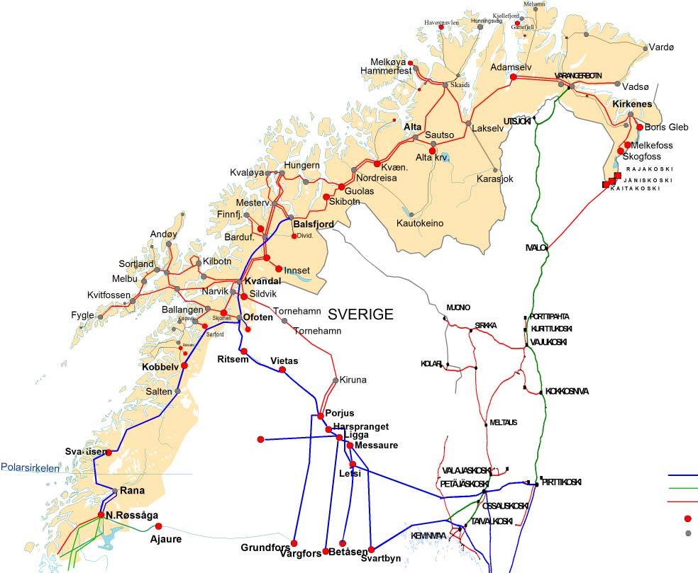 Fokusområde Nord-Noreg Pilotprosjektet, ferdig i 2015, såg på Sørnettet i Lofoten.