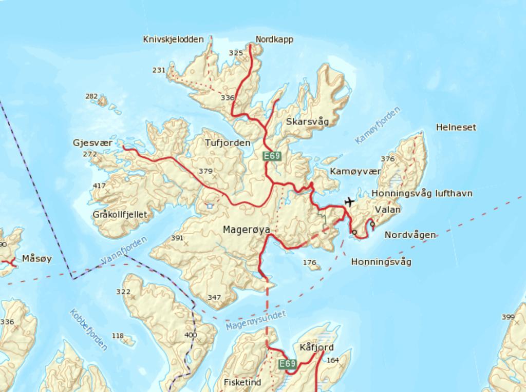 Store deler av Finnmark er bundet til- og avhengig av transport sjøveien.