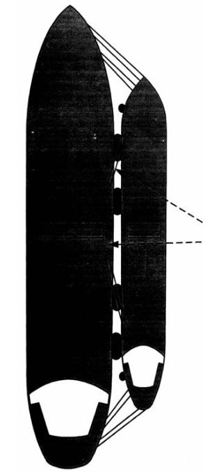 Figur 8. Illustrasjon fortøyningsarrangement (Internatinal Chamber of Shipping, 2005, p. 29). 4.4. Rigge lenser To lenser blir benyttet til omringning av fartøyene.