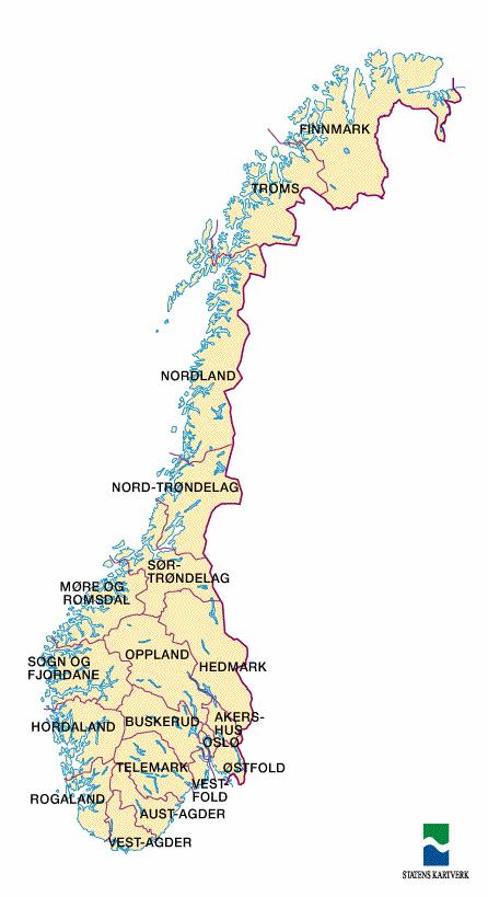 Valgkretser Sammenfallende valgkretser for valg til regionting og storting Hvis få endringer i