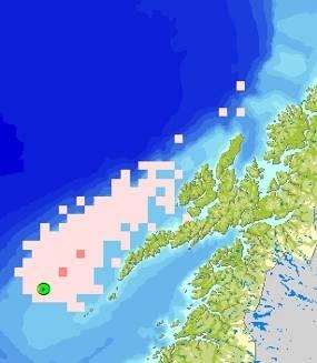 Total hydrokarbon 14 døgn 35 tonn/døgn 14 døgn 4500 tonn/døgn (THC) konsentrasjon Overflateutslipp - Nordland VI punkt 1 50 døgn 4500 tonn/døgn 50 døgn 4500-200 tonn/døgn Sjøbunnsutslipp - Nordland